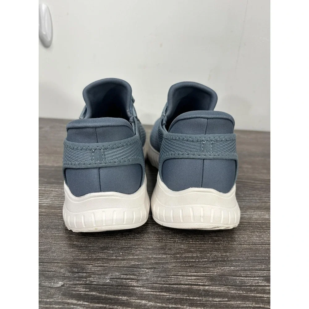 Skechers Shoes Womens Size 9.5 Blue BOBS Slip-Ins Memory Foam Sneaker Low Top